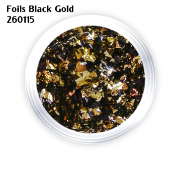 FOILS POT BLACK - GOLD