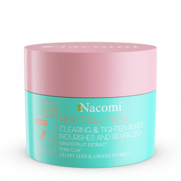 Nacomi Pink Clay Mask -...