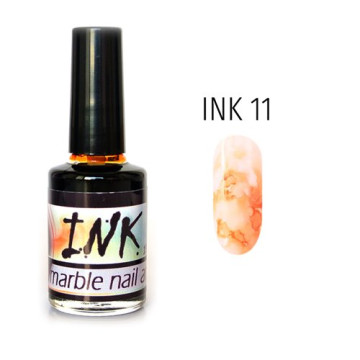 Ink Marble Nail Art 011 -...